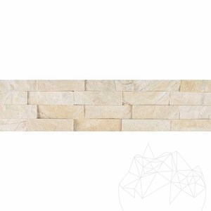Catania Cream Marble Wall Cladding Panel 15 x 60 cm